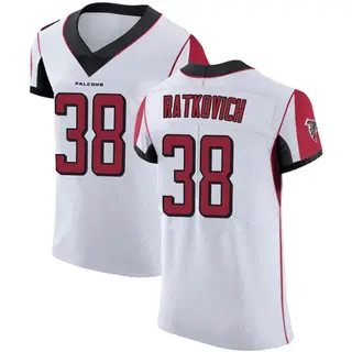 Elite Clint Ratkovich Men's Atlanta Falcons Jersey - White