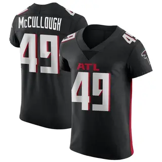 Elite Liam McCullough Men's Atlanta Falcons Alternate Jersey - Black