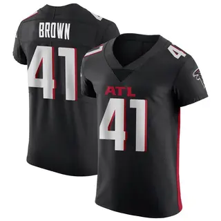 Elite Spencer Brown Men's Atlanta Falcons Alternate Jersey - Black