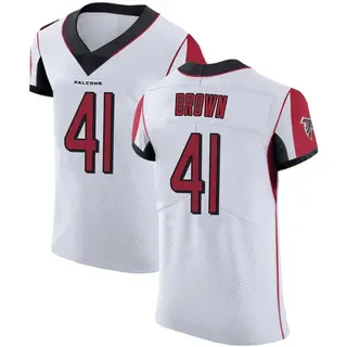 Elite Spencer Brown Men's Atlanta Falcons Jersey - White