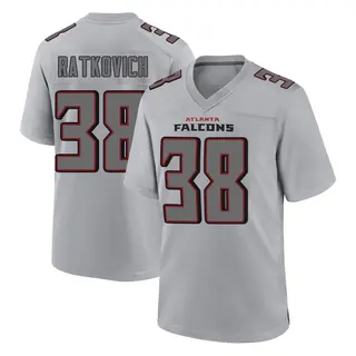 Game Clint Ratkovich Men's Atlanta Falcons Atmosphere Fashion Jersey - Gray