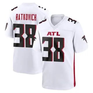 Game Clint Ratkovich Men's Atlanta Falcons Jersey - White