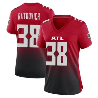 Game Clint Ratkovich Women's Atlanta Falcons 2nd Alternate Jersey - Red