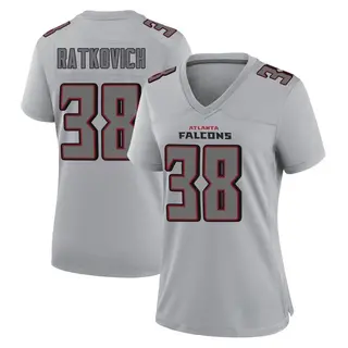 Game Clint Ratkovich Women's Atlanta Falcons Atmosphere Fashion Jersey - Gray