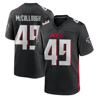 Game Liam McCullough Men's Atlanta Falcons Alternate Jersey - Black