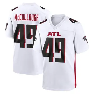 Game Liam McCullough Men's Atlanta Falcons Jersey - White