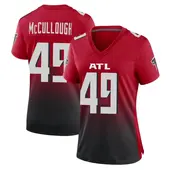 Game Liam McCullough Women's Atlanta Falcons 2nd Alternate Jersey - Red