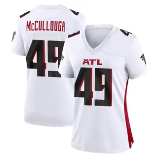 Game Liam McCullough Women's Atlanta Falcons Jersey - White