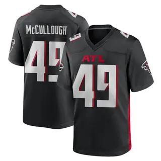 Game Liam McCullough Youth Atlanta Falcons Alternate Jersey - Black