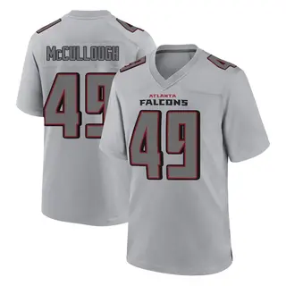 Game Liam McCullough Youth Atlanta Falcons Atmosphere Fashion Jersey - Gray