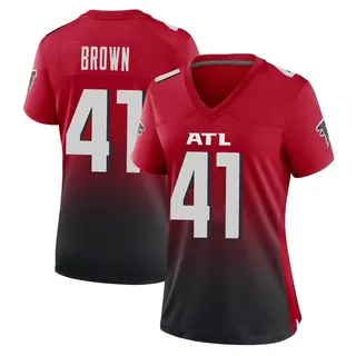 Game Spencer Brown Women's Atlanta Falcons 2nd Alternate Jersey - Red