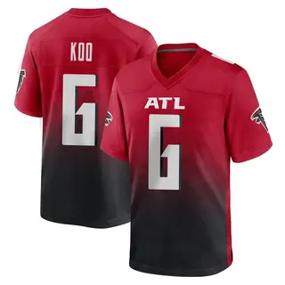 Game Younghoe Koo Men's Atlanta Falcons 2nd Alternate Jersey - Red