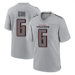 Game Younghoe Koo Men's Atlanta Falcons Atmosphere Fashion Jersey - Gray