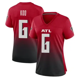 Game Younghoe Koo Women's Atlanta Falcons 2nd Alternate Jersey - Red