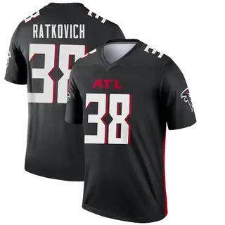 Legend Clint Ratkovich Men's Atlanta Falcons Jersey - Black