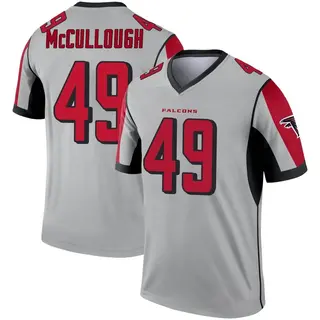 Legend Liam McCullough Men's Atlanta Falcons Inverted Silver Jersey