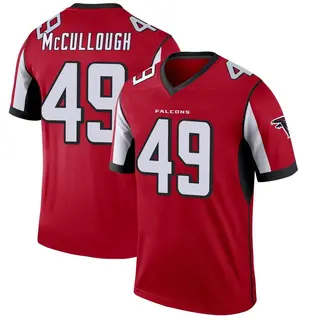 Legend Liam McCullough Men's Atlanta Falcons Jersey - Red