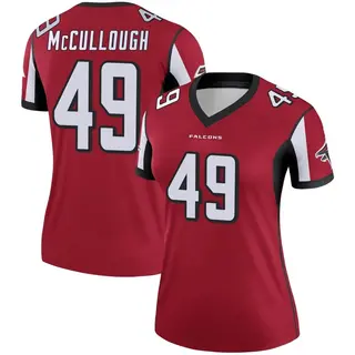 Legend Liam McCullough Women's Atlanta Falcons Jersey - Red