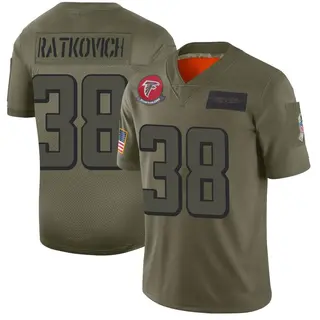 Limited Clint Ratkovich Men's Atlanta Falcons 2019 Salute to Service Jersey - Camo