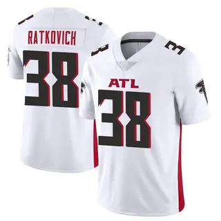 Limited Clint Ratkovich Men's Atlanta Falcons Vapor Untouchable Jersey - White