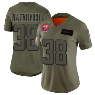 Limited Clint Ratkovich Women's Atlanta Falcons 2019 Salute to Service Jersey - Camo