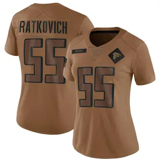 Limited Clint Ratkovich Women's Atlanta Falcons 2023 Salute To Service Jersey - Brown