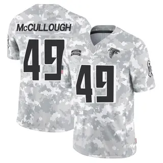 Limited Liam McCullough Men's Atlanta Falcons 2024 Salute to Service Jersey - Arctic Camo