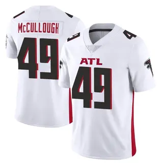 Limited Liam McCullough Men's Atlanta Falcons Vapor Untouchable Jersey - White