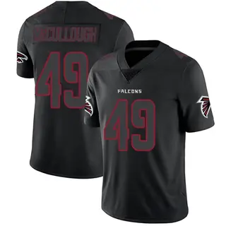 Limited Liam McCullough Youth Atlanta Falcons Jersey - Black Impact