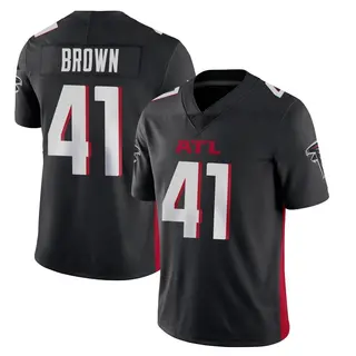 Limited Spencer Brown Men's Atlanta Falcons Vapor Untouchable Jersey - Black