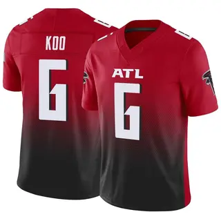 Limited Younghoe Koo Men's Atlanta Falcons Vapor F.U.S.E. Jersey - Red