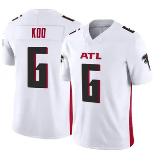 Limited Younghoe Koo Men's Atlanta Falcons Vapor F.U.S.E. Jersey - White